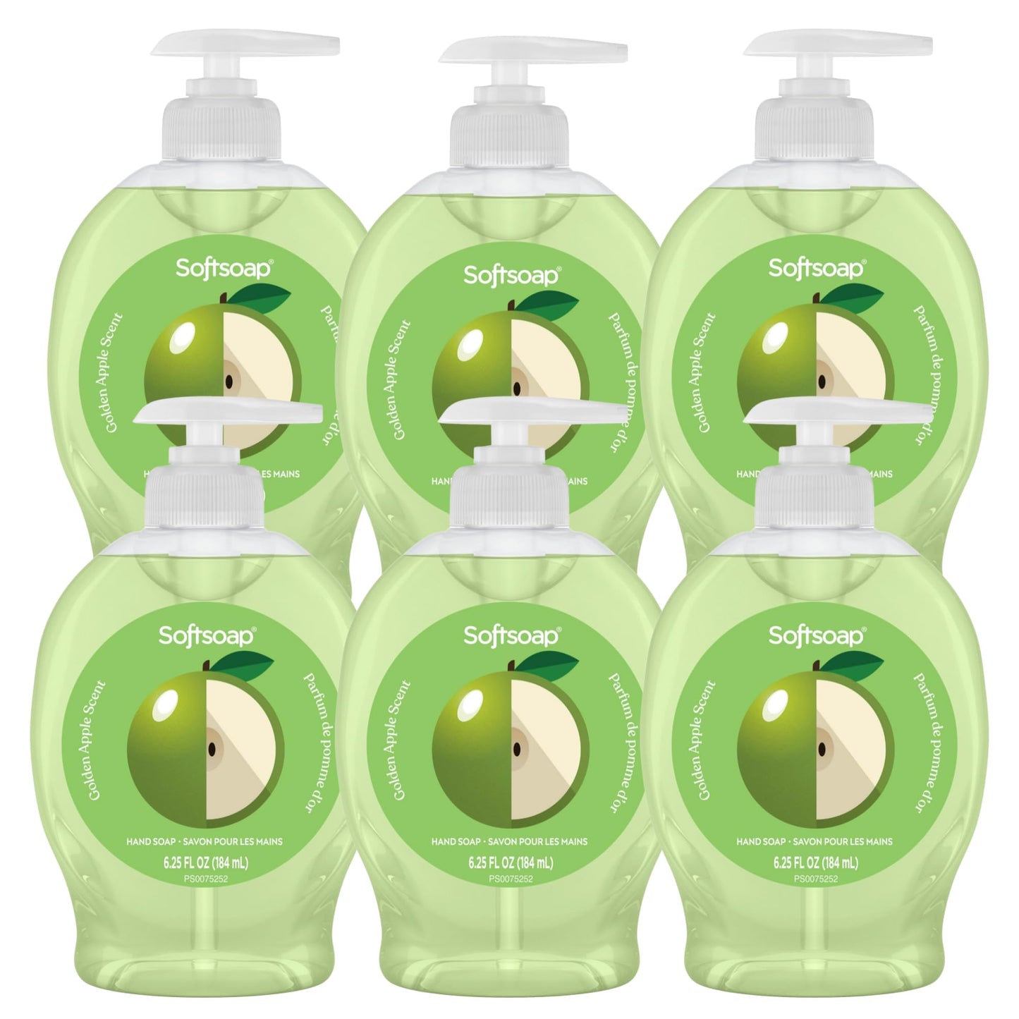 Softsoap Liquid Hand Soap with Pump, Limited Edition Summer Scents, 6.25 Fl Oz, 6 Pack (Green Apple) Beauty & Personal Care Softsoap