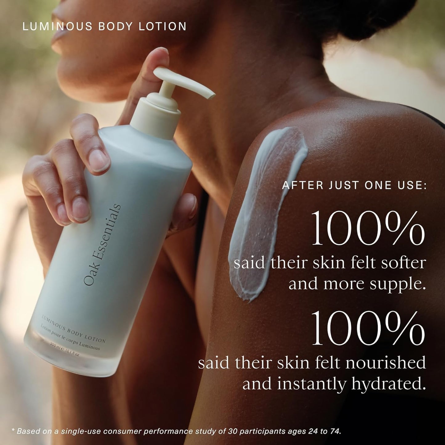 Oak Essentials Luminous Body Lotion, Hydrating Body Lotion for Women with Blue Tansy, Rose Oil, Shea Butter and Coconut Oil, Lightweight Moisturizer Beauty & Personal Care Oak Essentials