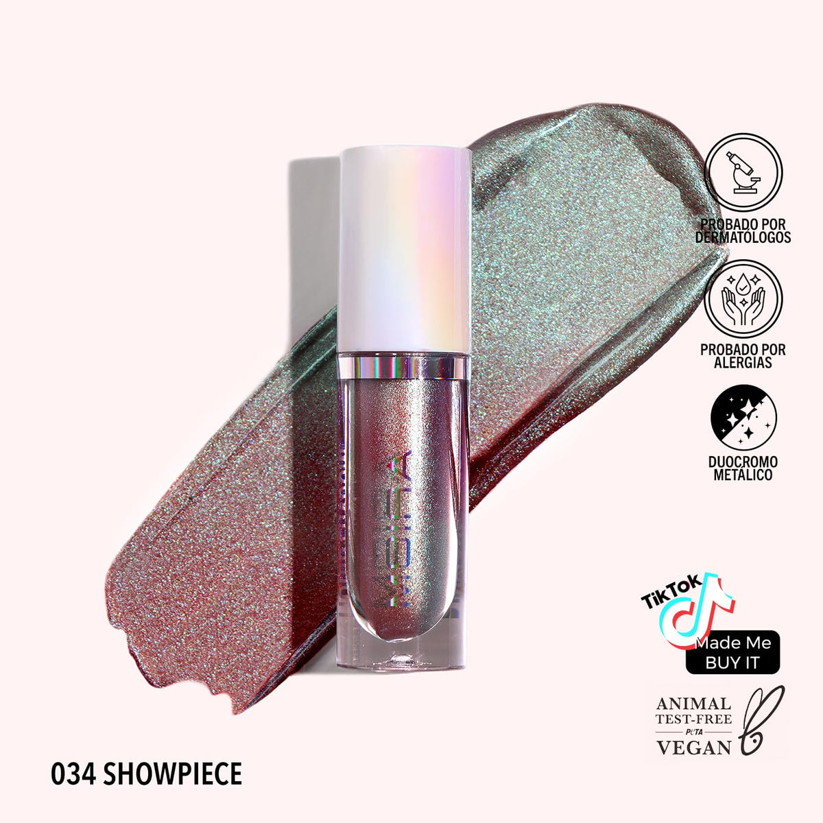 Moira Diamond Daze Liquid Shadow (034, Showpiece), 0.10 Fl Oz (Pack of 1)