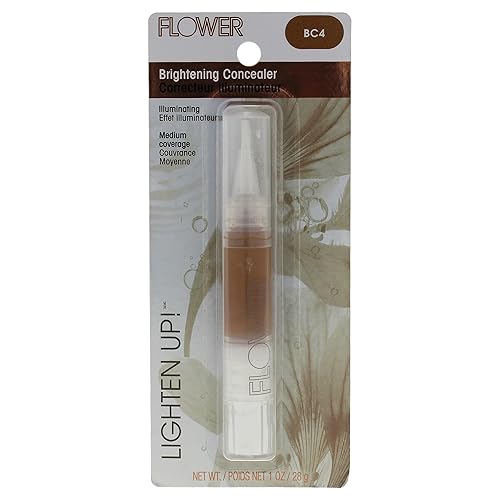 FLOWER BEAUTY Lighten Up Brightening Concealer, BC4, 1 Ounce Beauty & Personal Care FLOWER BEAUTY