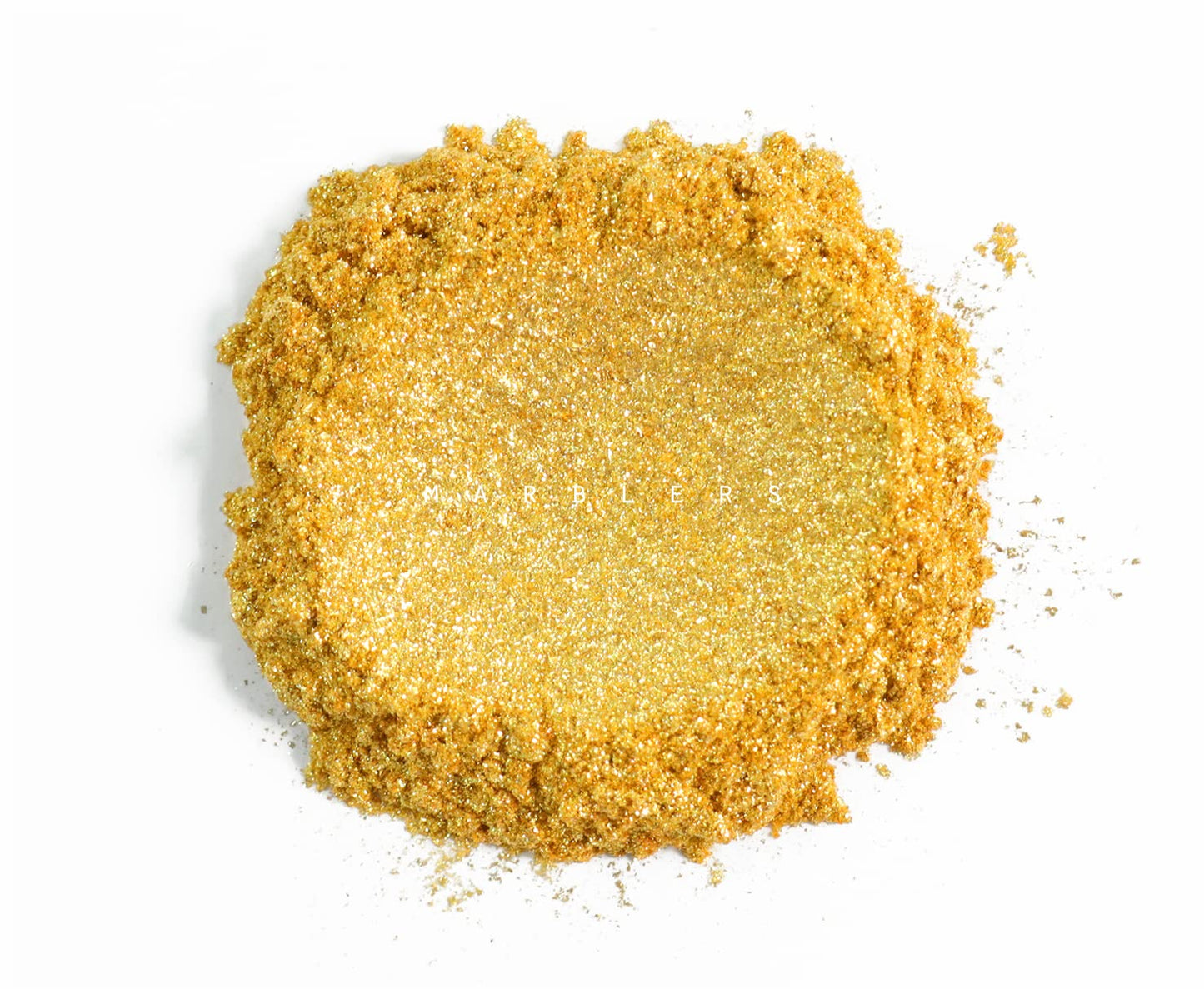 MARBLERS Chunky Natural Mica Powder [Giant Gold] 0.11oz (3g) | Highly Pigmented | Non-Toxic, Vegan, Cruelty-Free | Eyeshadow, Body Butter, Nail Beauty & Personal Care MARBLERS