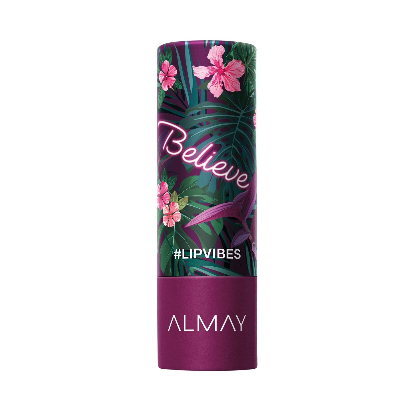 Almay Lip Vibes Lipstick with Vitamin E Oil & Shea Butter, Matte Finish, Hypoallergenic, Believe, 0.14 Oz Beauty & Personal Care Almay