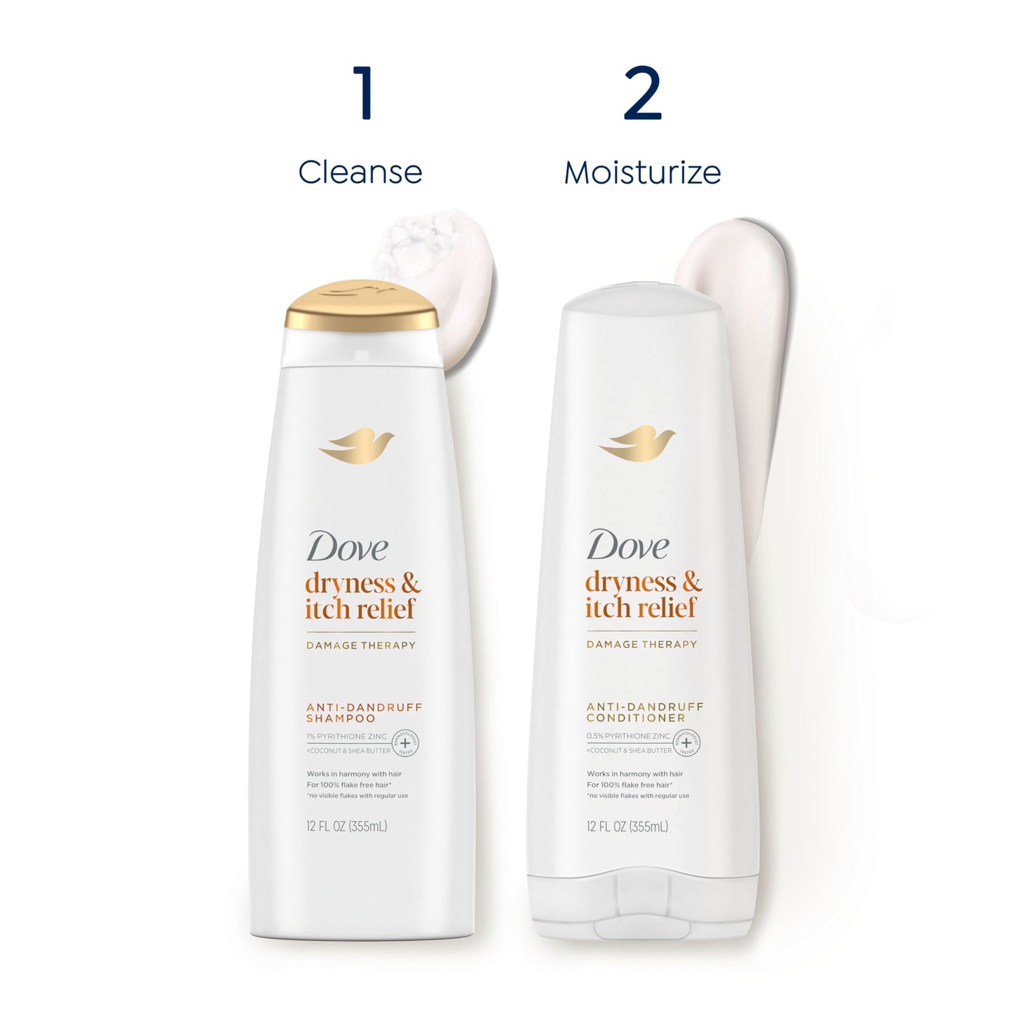 Dove Dermacare Scapl Anti-Dandruff Conditioner, Dryness & Itch Relief, 12 fl oz (Pack of 2) Beauty & Personal Care Dove