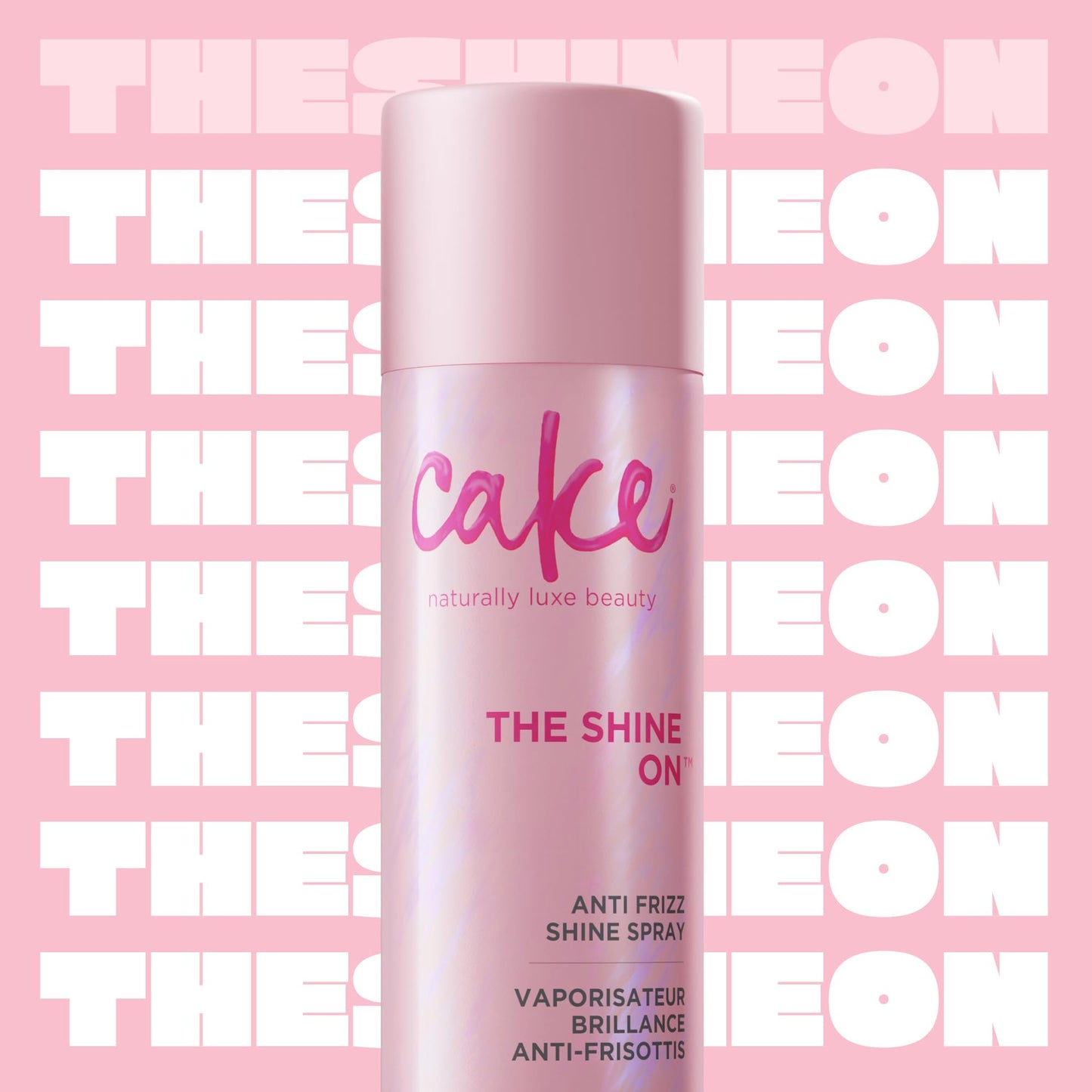Cake Beauty Anti Frizz Shine Spray, The Shine On - Blocks Humidity for Smooth, Frizz Free, Shiny Hair - Safflower, Sweet Almond, Moringa & Argan Oil Beauty & Personal Care Cake Beauty