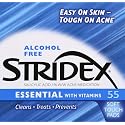 Stri-Dex Daily Care Essential With Vitamins Pads 55 Each (Pack of 12) Beauty & Personal Care Stridex