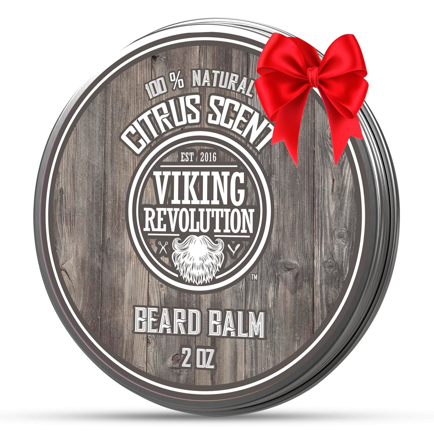 Viking Revolution BEST DEAL Beard Balm with Argan Oil & Mango Butter - Styles, Strengthens & Softens Beards & Mustaches - Citrus Scent Leave Beauty & Personal Care Viking Revolution