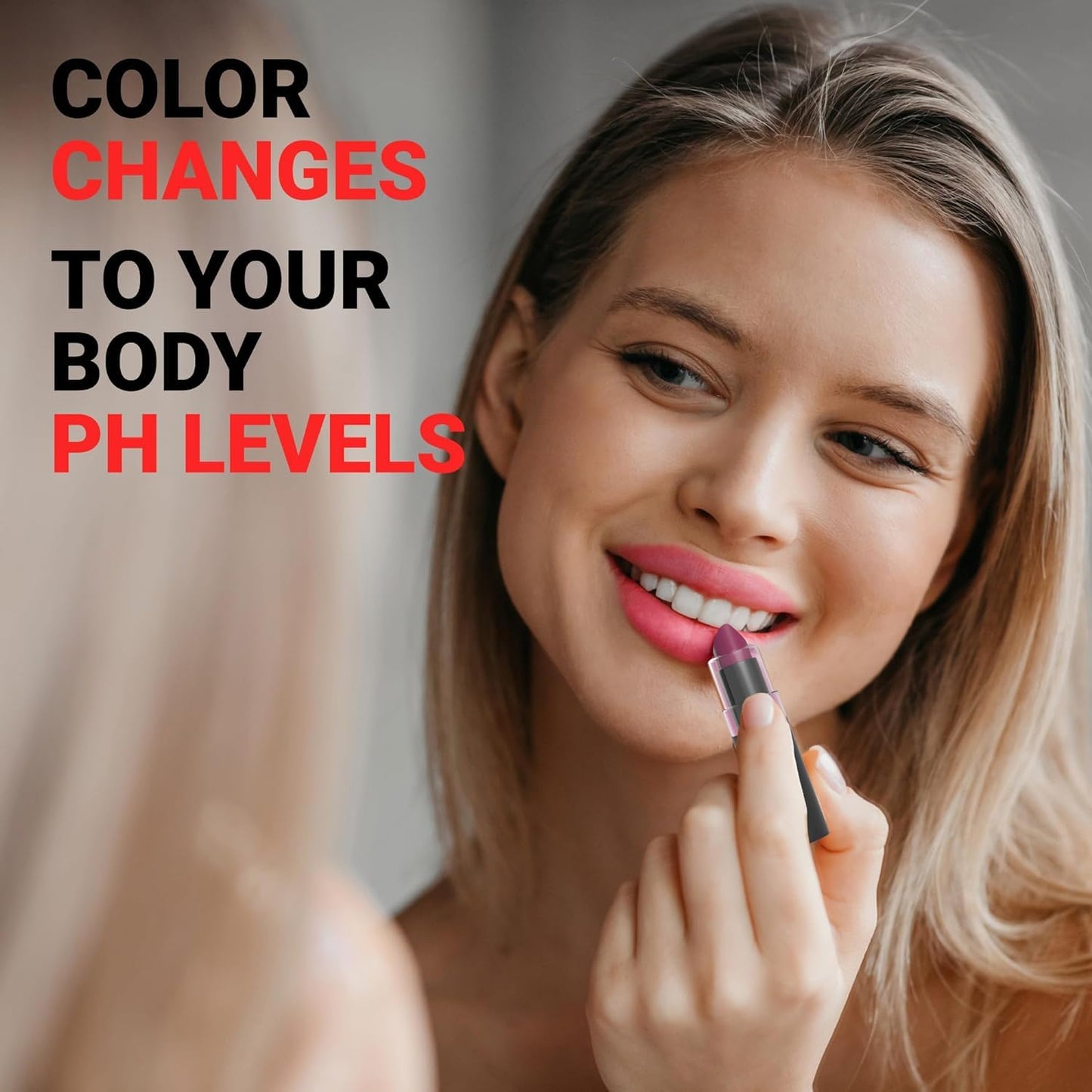 MOODmatcher LIVAURA Original Color Changing Lipstick - 12 Hours Long-Lasting, Moisturizing, Smudge-Proof, Glamorous Personalized Color, Premium Beauty & Personal Care MOODmatcher