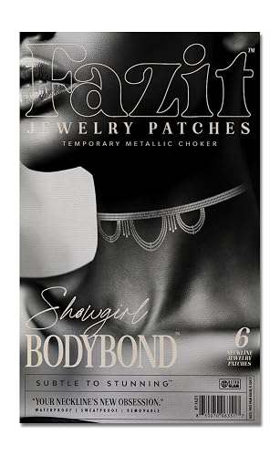 Fazit Makeup Patches - Showgirl Bodybond - Glow Up Make-Up Patches - Cute Glitter Makeup Accessories for Women - Cosmetic Body Glitter Beauty & Personal Care Fazit