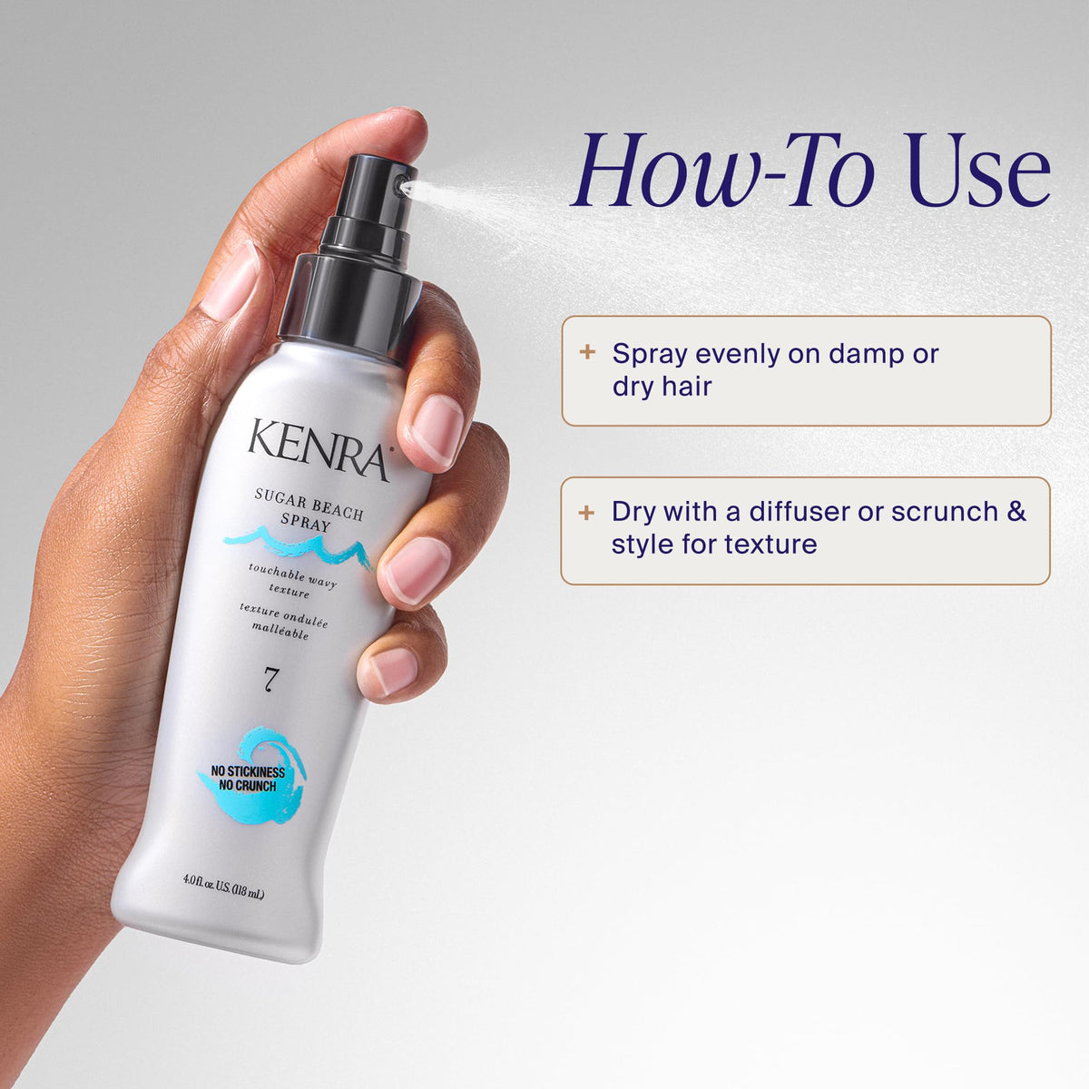 Kenra Professional Sugar Beach Spray 7 | Texturizing Spray | Adds Volume & Texture Without Drying Hair | No Crunch Or Stickiness | All Hair Types | 4
