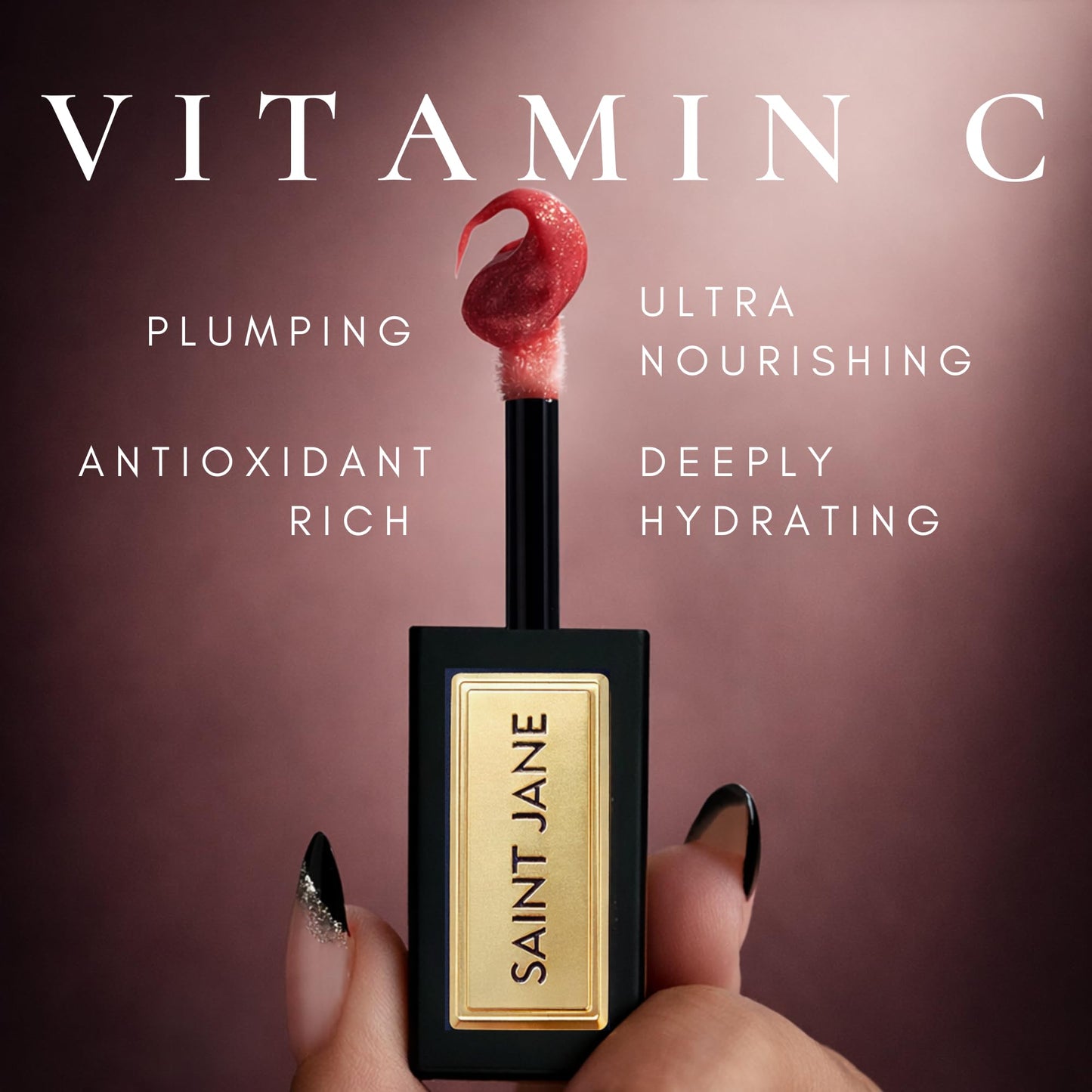 SAINT JANE - Luxury Lip Oil | Luxury, Floral-Infused, Clean Skincare (Elixir, 0.15 oz | 4.5 ml) Beauty & Personal Care SAINT JANE