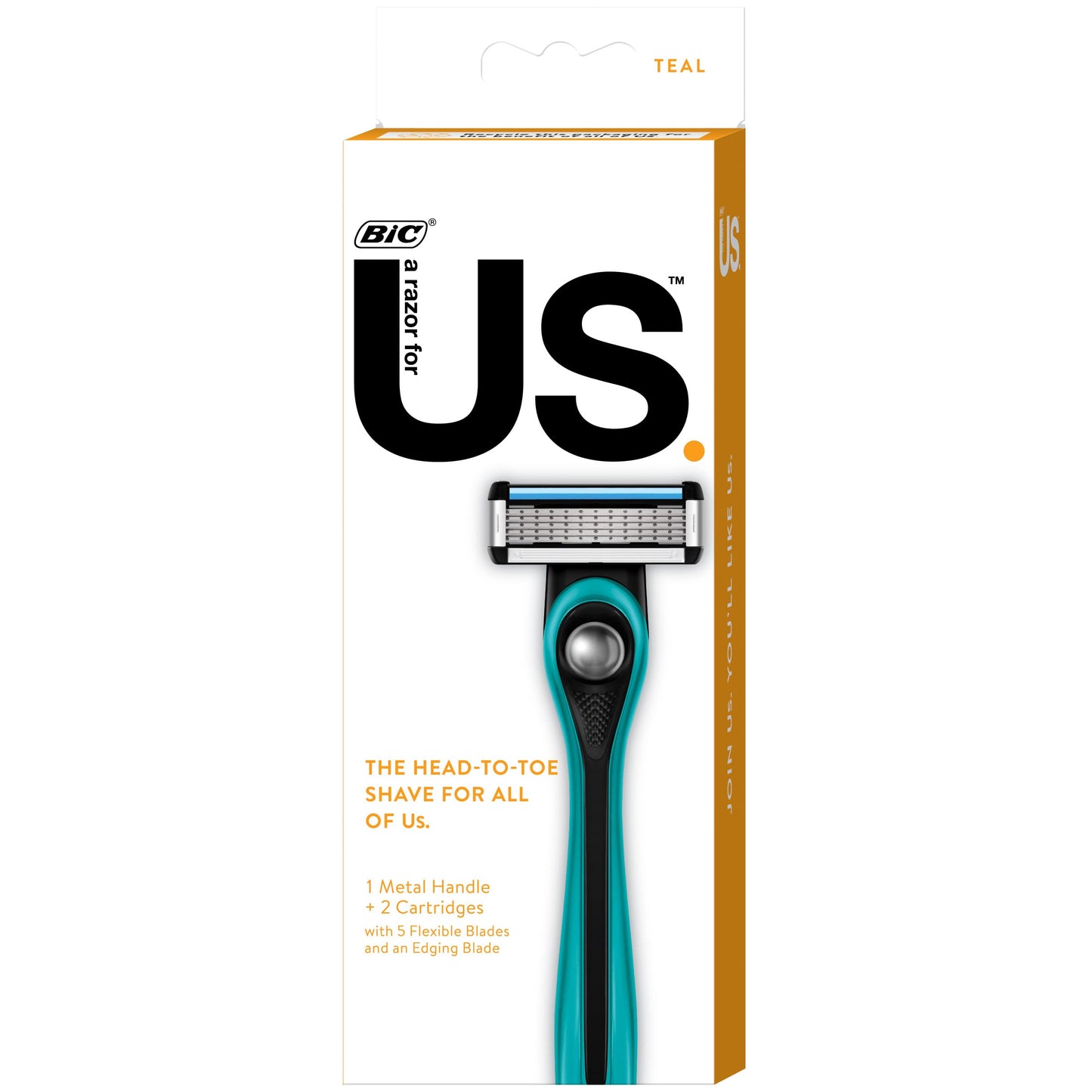 Bic, Us Starter Kit Teal Handle + 2 Cartridges, 1 Count Beauty and Personal Care BIC