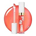 REVLON Super Lustrous Glimmer Lip Oil, Moisturizing & Tinted, Shiny Finish, Made with Plant-Based Squalane, 002 Miss Coral, 0.13 fl oz Beauty & Personal Care REVLON