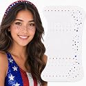 Artlunar 8Pcs 4th of July Face Tattoos, Red White Blue Irregular Mini Star Freckle Stickers for Women & Kids, Patriotic Makeup for Independence Day Beauty & Personal Care Artlunar