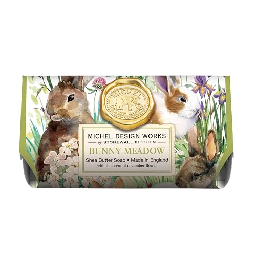Michel Design Works Large Bath Soap Bar, Bunny Meadow Beauty & Personal Care Michel Design Works