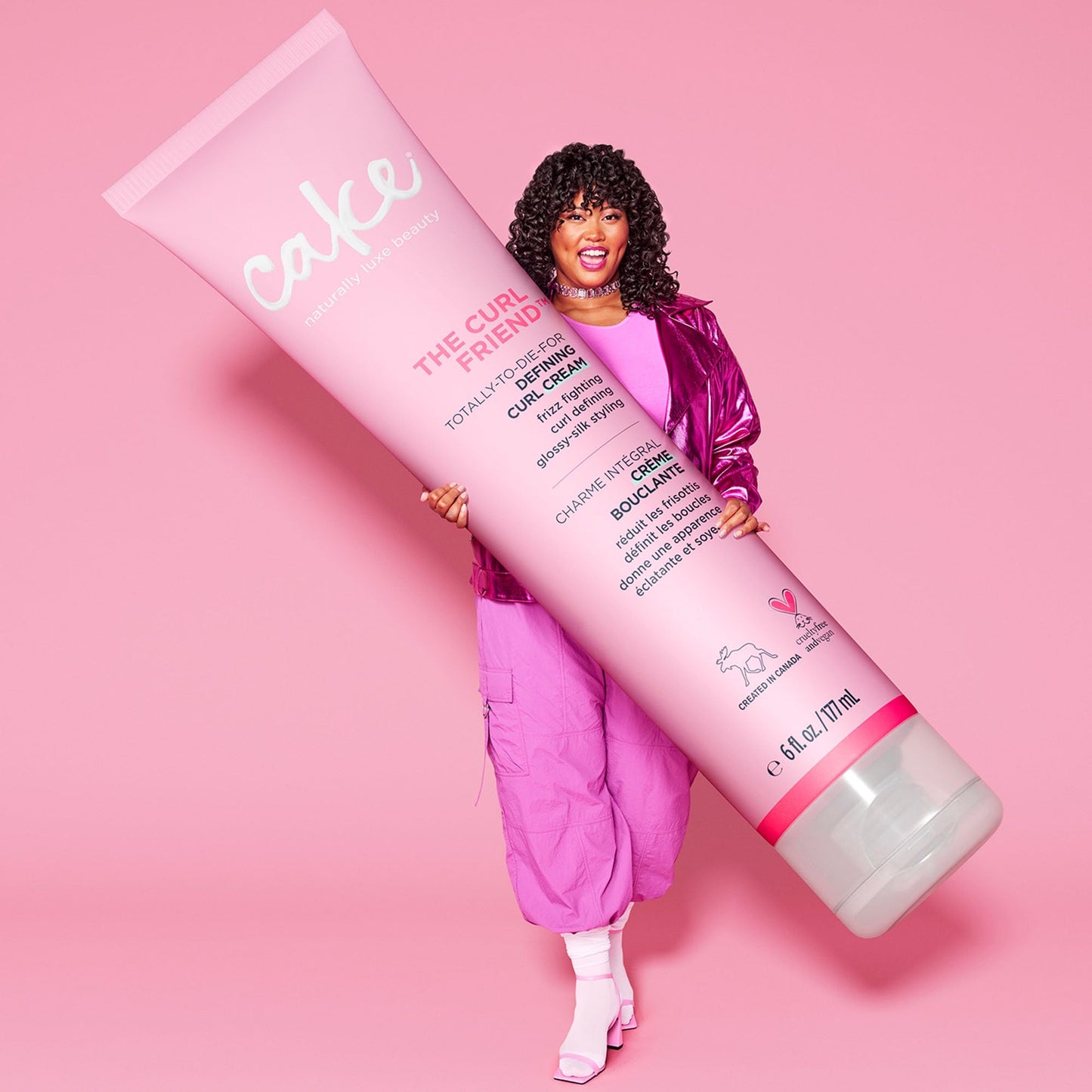 Cake Beauty Curl Defining Cream, The Curl Friend - Moisturizes and Defines Curls - For Frizz Control & Detangling - Avocado Oil, Soybean Oil & Shea Beauty & Personal Care Cake Beauty