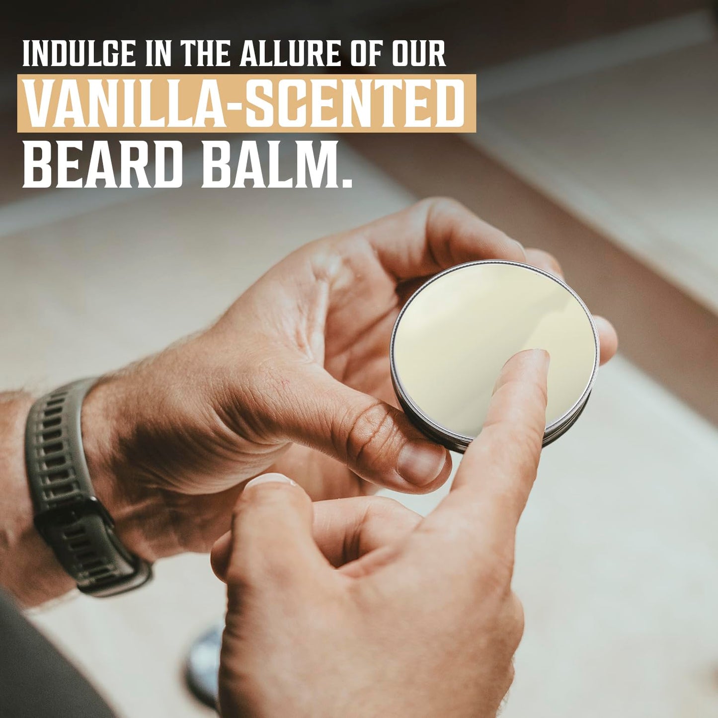 Viking Revolution Spiced Vanilla Beard Balm - Beard Butter with Argan Oil, Beard Softener for Men with Jojoba Oil - Beard Moisturizer for Men Beauty & Personal Care Viking Revolution