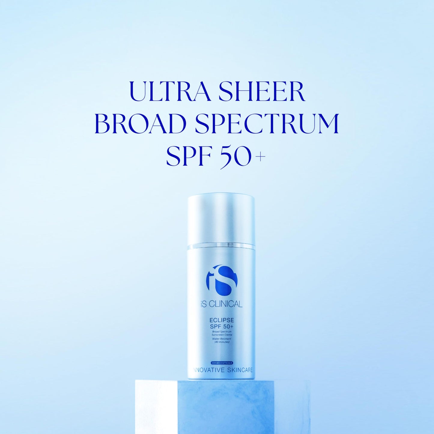 iS CLINICAL Eclipse SPF 50+ Sunscreen, Zinc Oxide tinted sunscreen, ultra sheer non-greasy matte finish sun cream for face Beauty & Personal Care iS CLINICAL