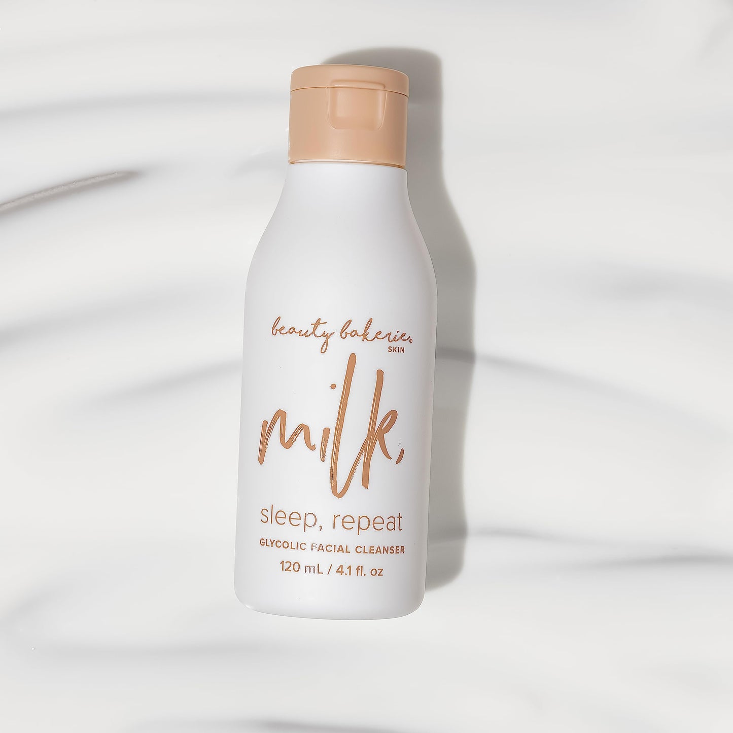 Beauty Bakerie Milk, Sleep, Repeat Glycolic Facial Cleanser, Face Wash Makeup Remover for Skin Care, 4.1 oz. Beauty & Personal Care Beauty Bakerie