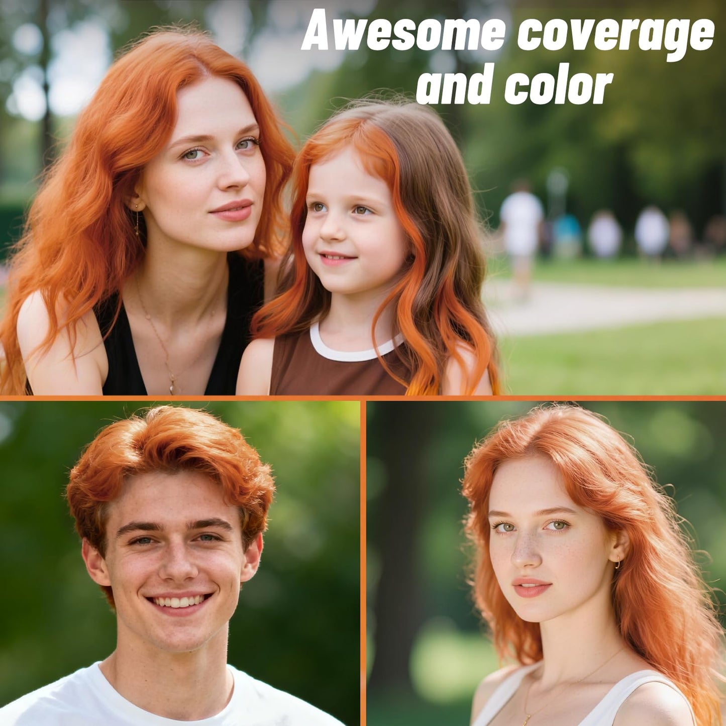Orange Hair Spray, Seaboll Temporary Hair Color Spray for Kids Women Men-4.06 oz-Safe Non Sticky Washable One Day Hair Dye Spray,Disposable Beauty & Personal Care Seaboll
