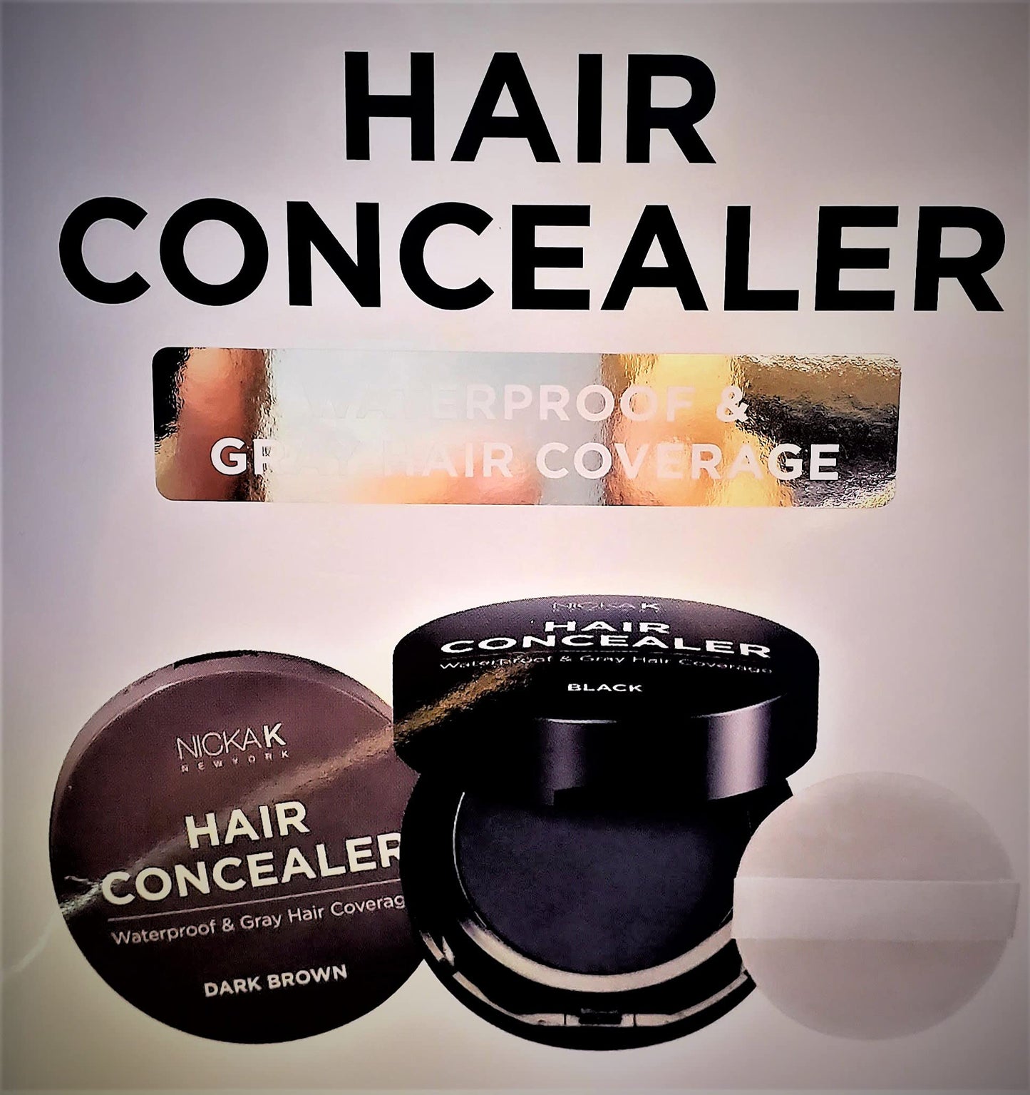 Nicka K New York Hair Concealer 0.15 oz (BLACK CONCEALER) Beauty & Personal Care NICKA K NEW YORK