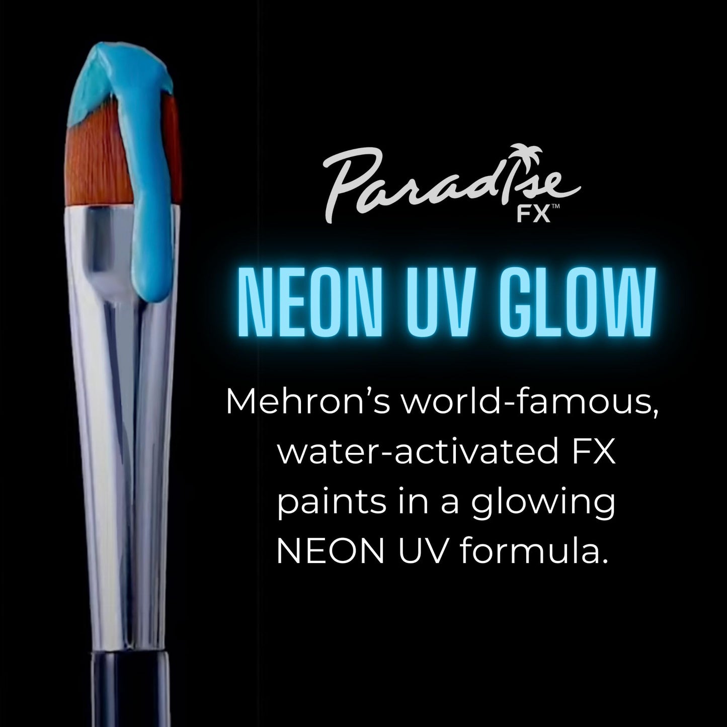 Mehron Paradise FX UV Neon Glow - Neon UV Celestial 1.4 oz | Water Activated Black Light UV Paint for Raves, Costumes, SFX, Halloween, Stage, Theater Beauty & Personal Care Mehron