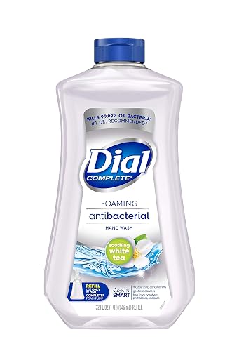 Dial Complete Antibacterial Foaming Hand Soap Refill, Soothing White Tea, 32 fl oz Beauty & Personal Care Dial