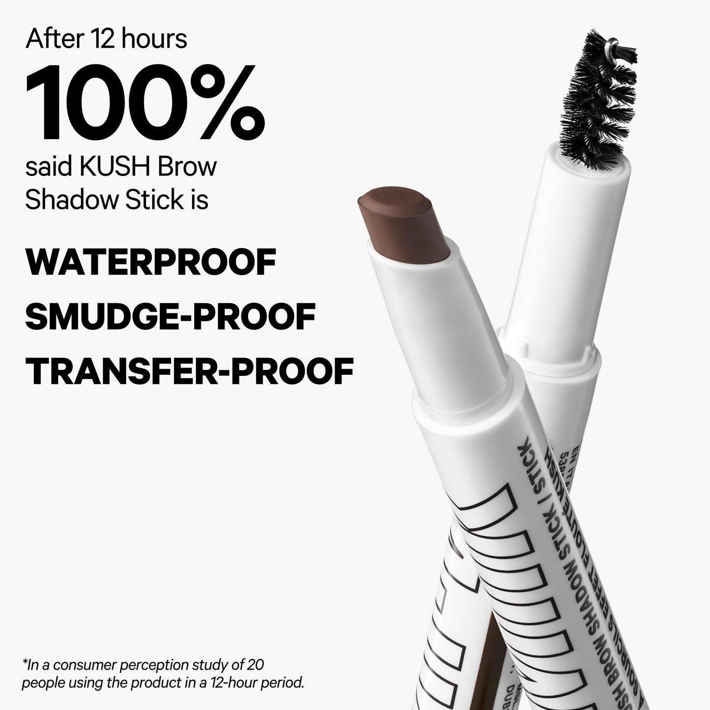 Milk Makeup KUSH Brow Shadow Stick - Fills, Shapes + Defines for Softer, Fuller-Looking Brows for Up to 12 Hours - Waterproof, Buildable Beauty & Personal Care Milk Makeup