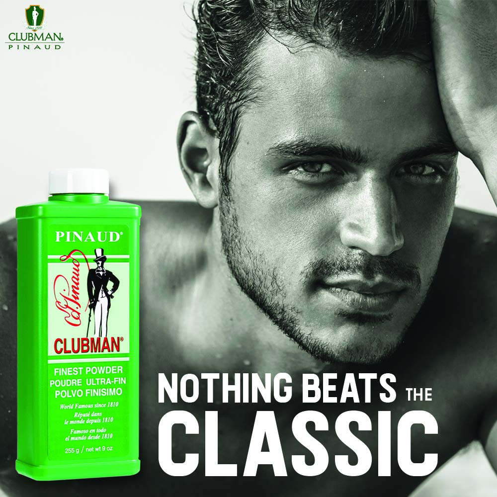 Clubman Pinaud Finest Body Powder, Sweat & Odor Control, Grooming, 9 oz Beauty and Personal Care Clubman