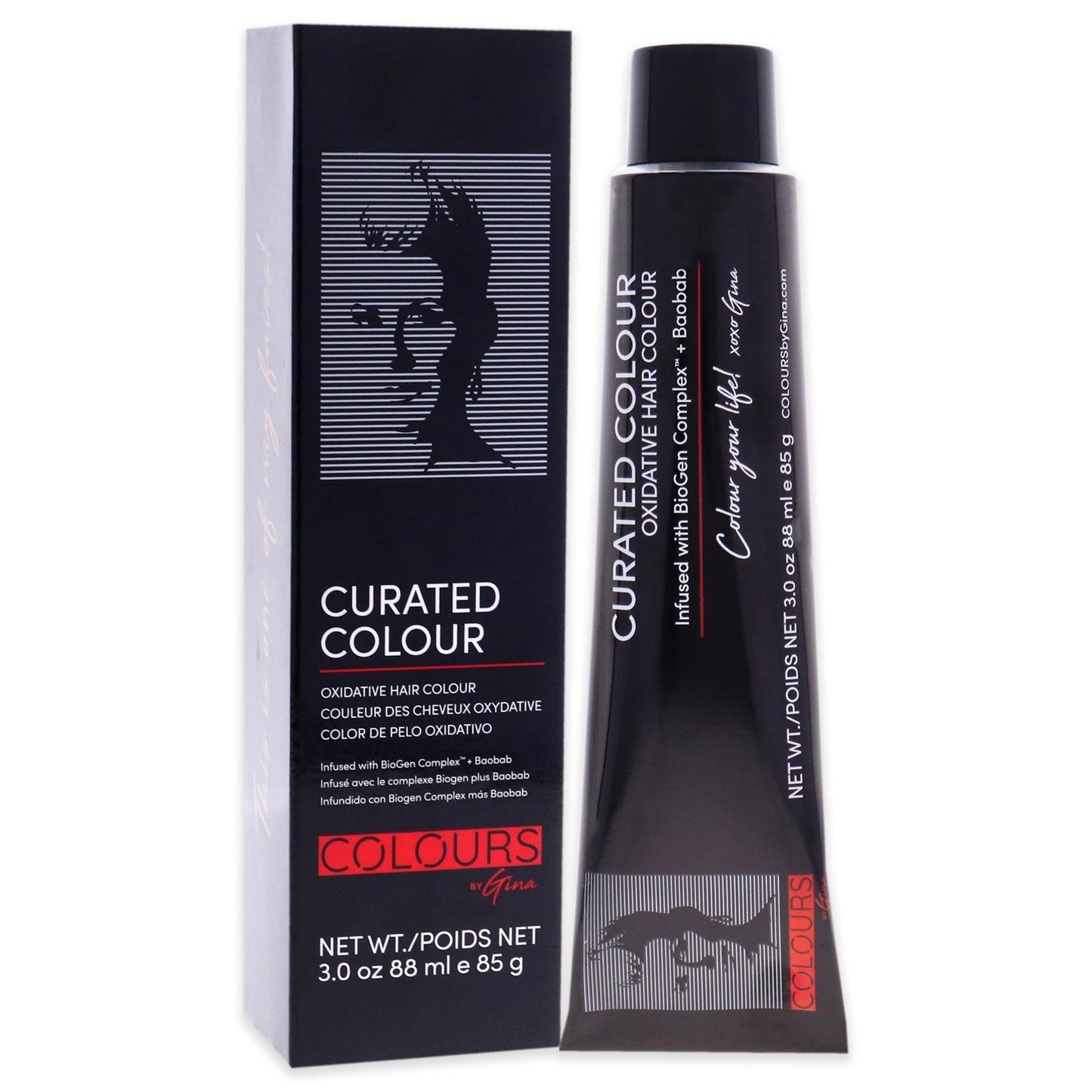 Colours By Gina Curated Colour - 2.0-2N Darkest Natural Brown by Colours By Gina for Unisex - 3 oz Hair Color Beauty & Personal Care Colours By Gina
