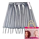 Octocurl Satin Hair Curlers - Heatless Curls Overnight - Headband Curlers for Medium Length Hair (Satin - Black) Beauty & Personal Care Octocurl