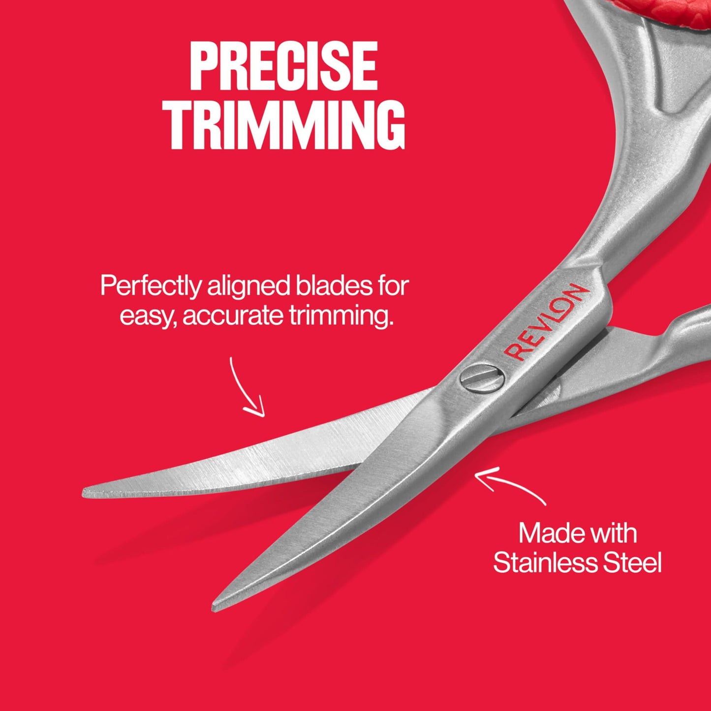 Revlon Nail Scissors, Curved Blade, Made with Stainless Steel Beauty & Personal Care REVLON