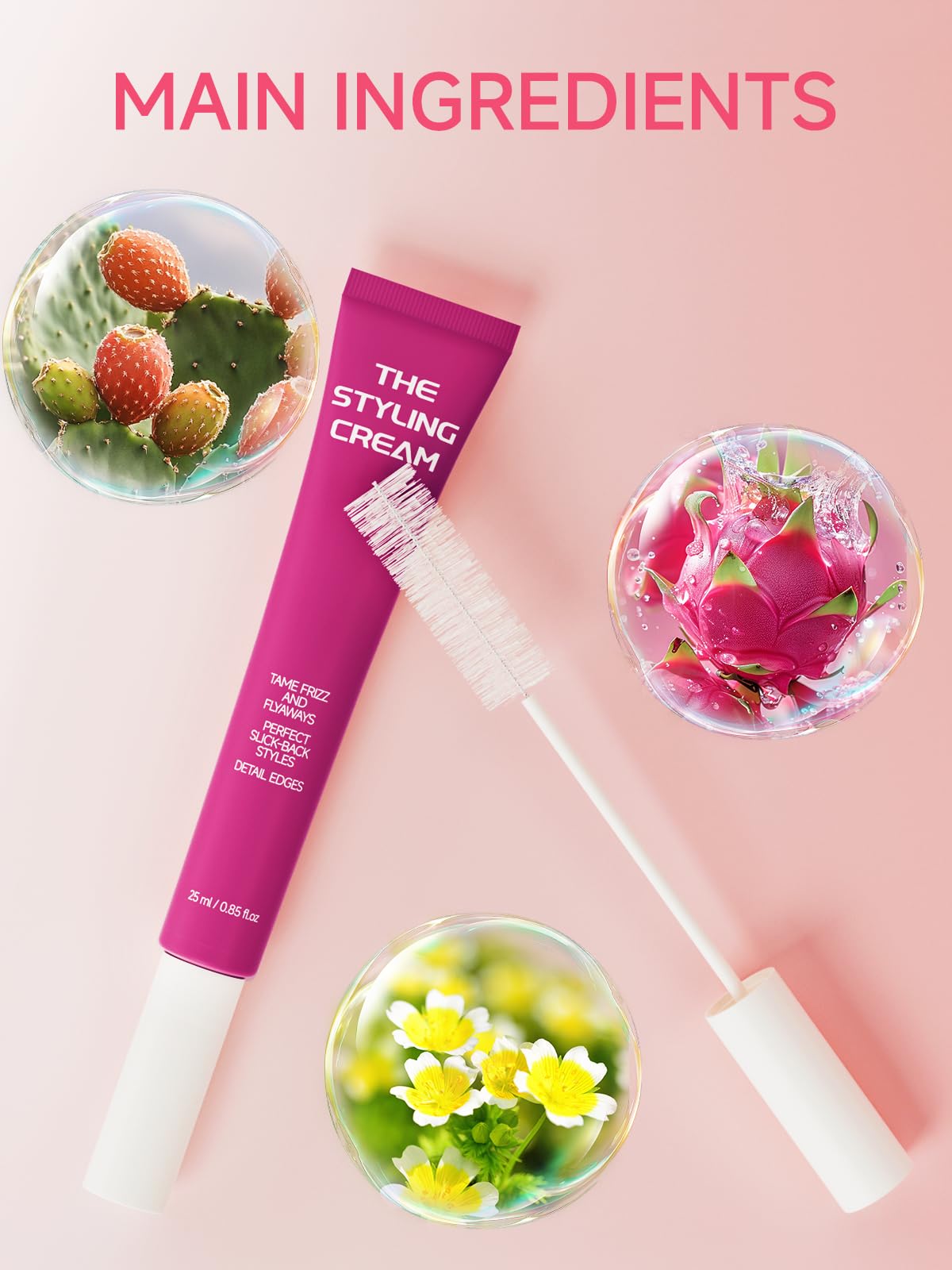 FAMIKYA Hair Mascara for Flyaways, Fly Away Hair Stick, Wax Stick for Hair, Lightweight Anti Frizz Slick Back Hair Styling Wax Stick, Taming Wand Gel Beauty & Personal Care FAMIKYA