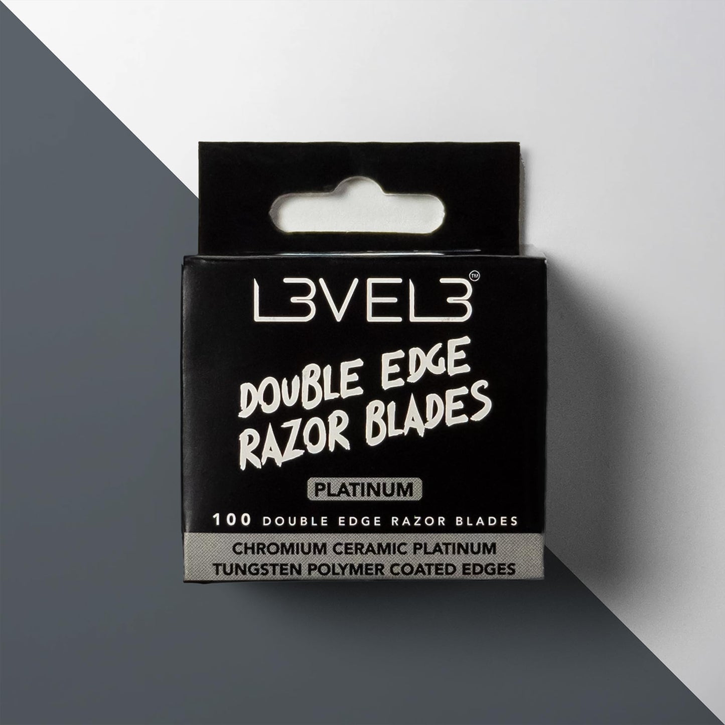 L3 Double Edge Razor Blades - Platinum Coated, Stainless Steel Razor Blades for the Close Shave - for Double Edged Safety Razors - 100 Count (1) Beauty and Personal Care L3