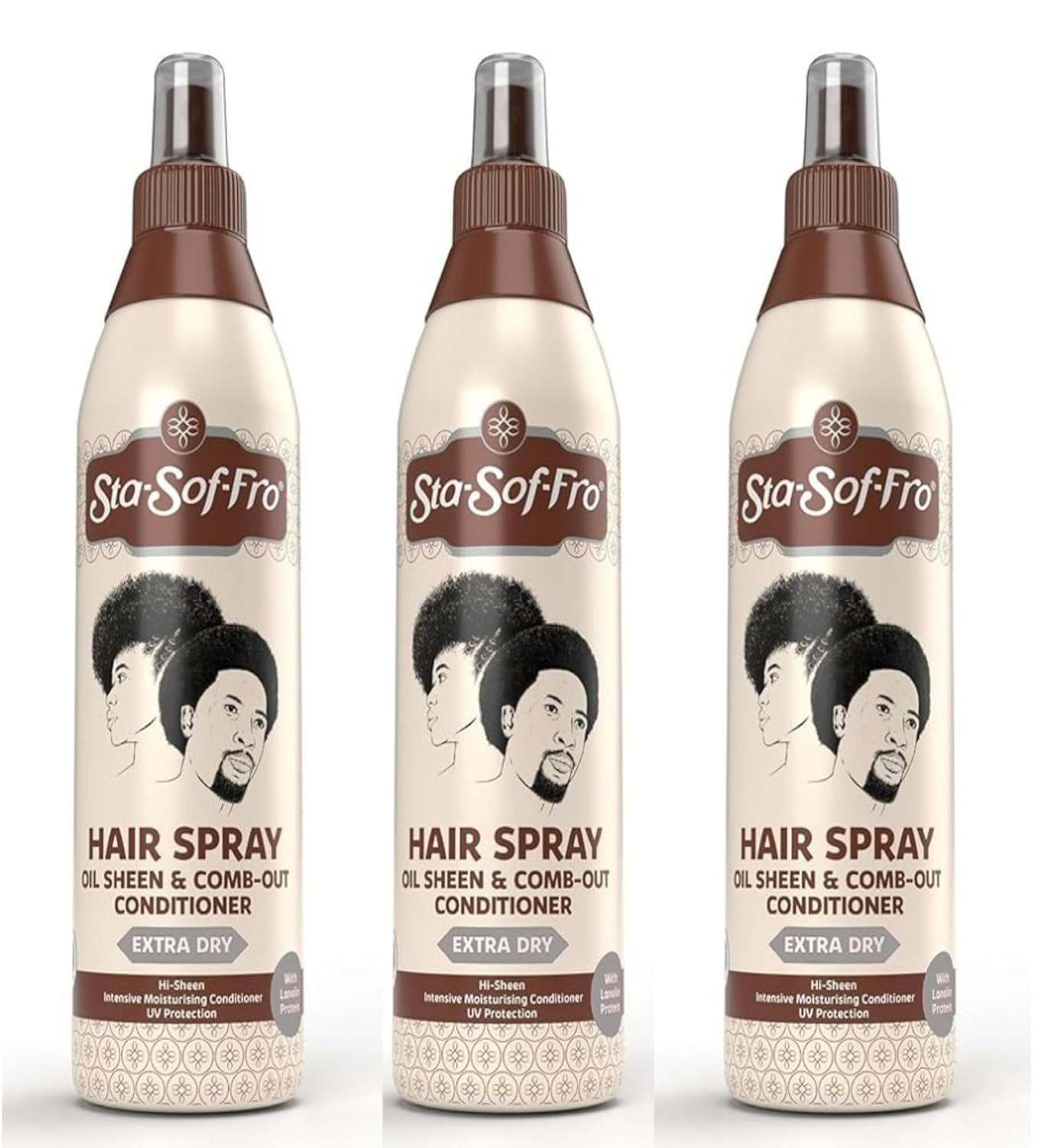 Sta-Sof-Fro Hair & Scalp Spray 16oz X-Dry (3 Pack) Beauty & Personal Care Sta-Sof-Fro