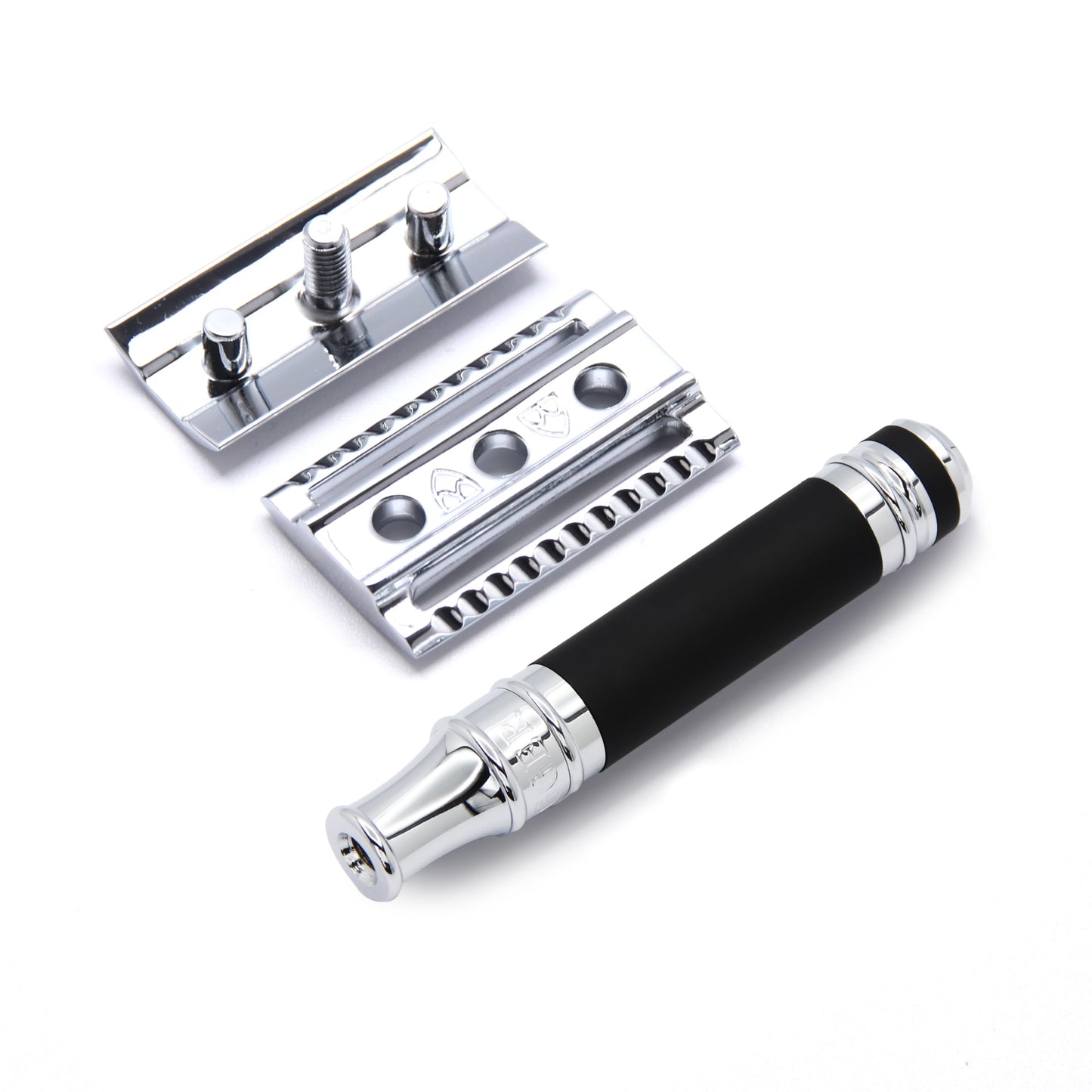 Edwin Jagger DES86RCBLAMZ Short Handled Classic Double Edge Manual Eco-Friendly and Reusable Safety Razor for Men and Women for Shaving Cream or Soap Beauty and Personal Care Edwin Jagger