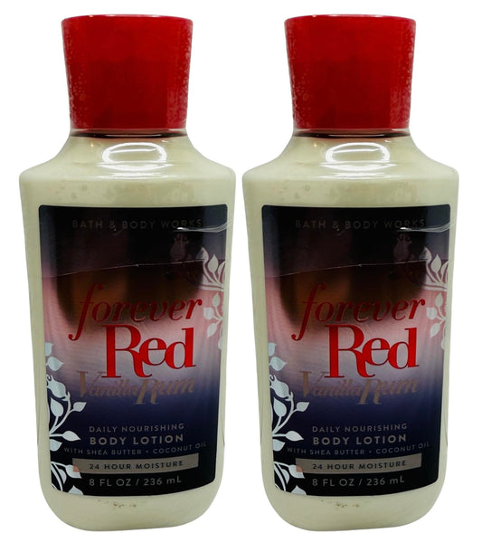 Bath & Body Works Womens Forever Red Vanilla Rum Body Lotion 8 Ounces Each Pack of 2 Beauty & Personal Care Bath & Body Works