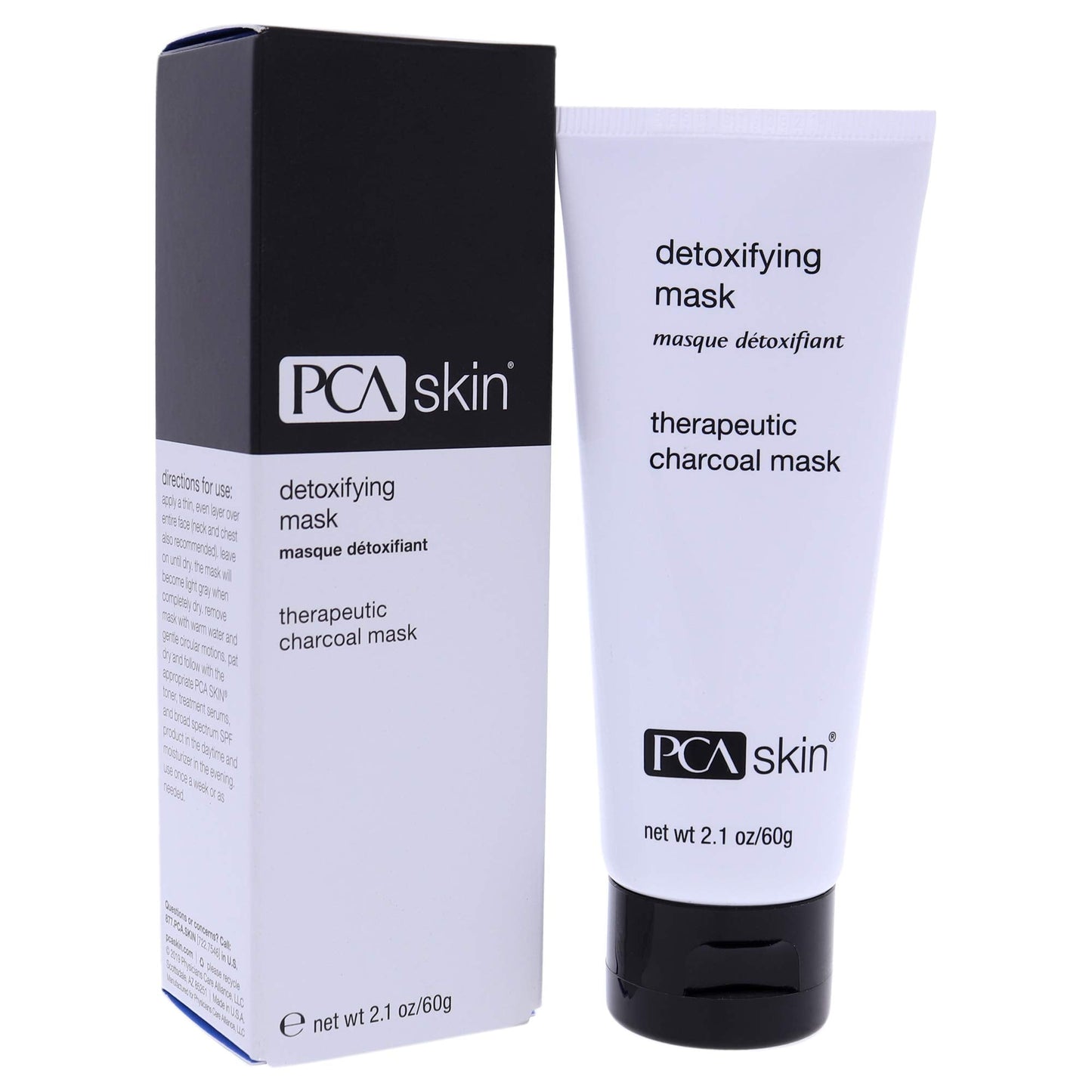 PCA SKIN Detoxifying Skin Care Face Mask - Charcoal & Clay Skincare Facial Treatment for Minimizing Pores & Blackheads (2.1 oz) Beauty & Personal Care PCA SKIN
