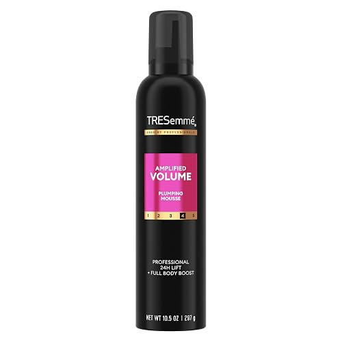TRESemmé Plumping Mousse Amplified Volume for 24H Lift and Body with Pro Lock Technology 10.5 Fl Oz Beauty & Personal Care TRESemmé