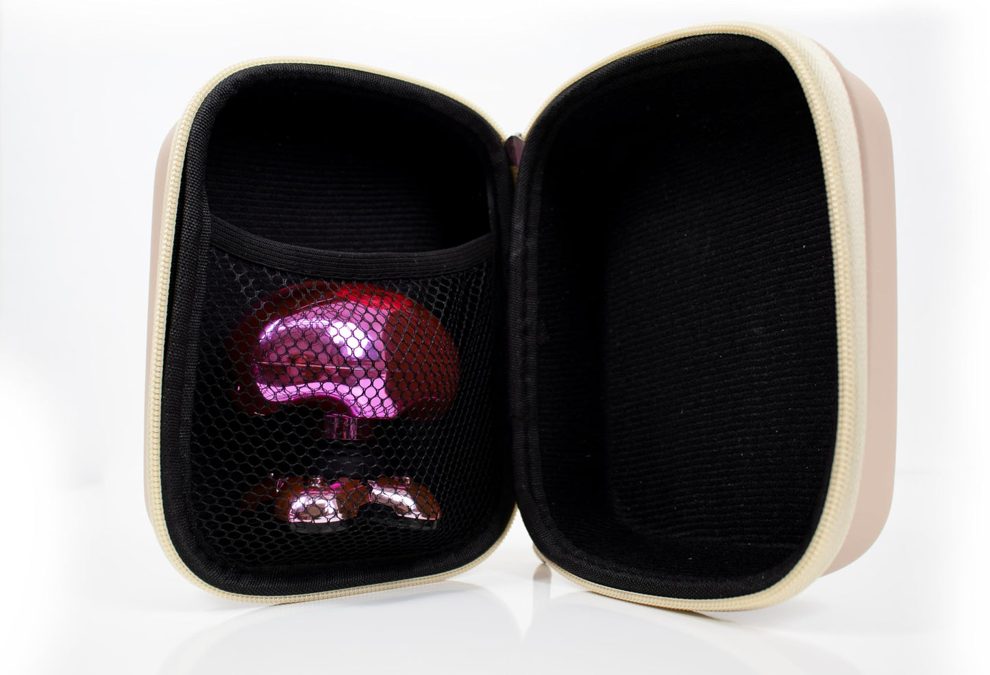 Skull Shaver Travel Case - Case for Electric Shaver - Protective Storage Case - Lightweight & Ideal for Travel - Compatible with All Models - Beige Beauty and Personal Care Skull Shaver