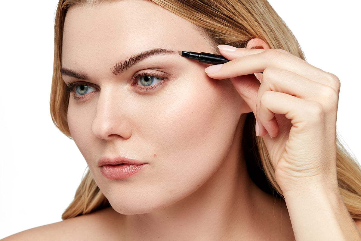 Arches & Halos Microblading Brow Shaping Pen - Fuller, More Defined Brow - Long-lasting, Smudge Resistant, Rich Color - Vegan and Cruelty Free Makeup