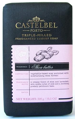 Castelbel Porto - Shea Butter - Fragranced Luxury Soap Bar 10.5 Ounce Beauty & Personal Care Castelbel Porto