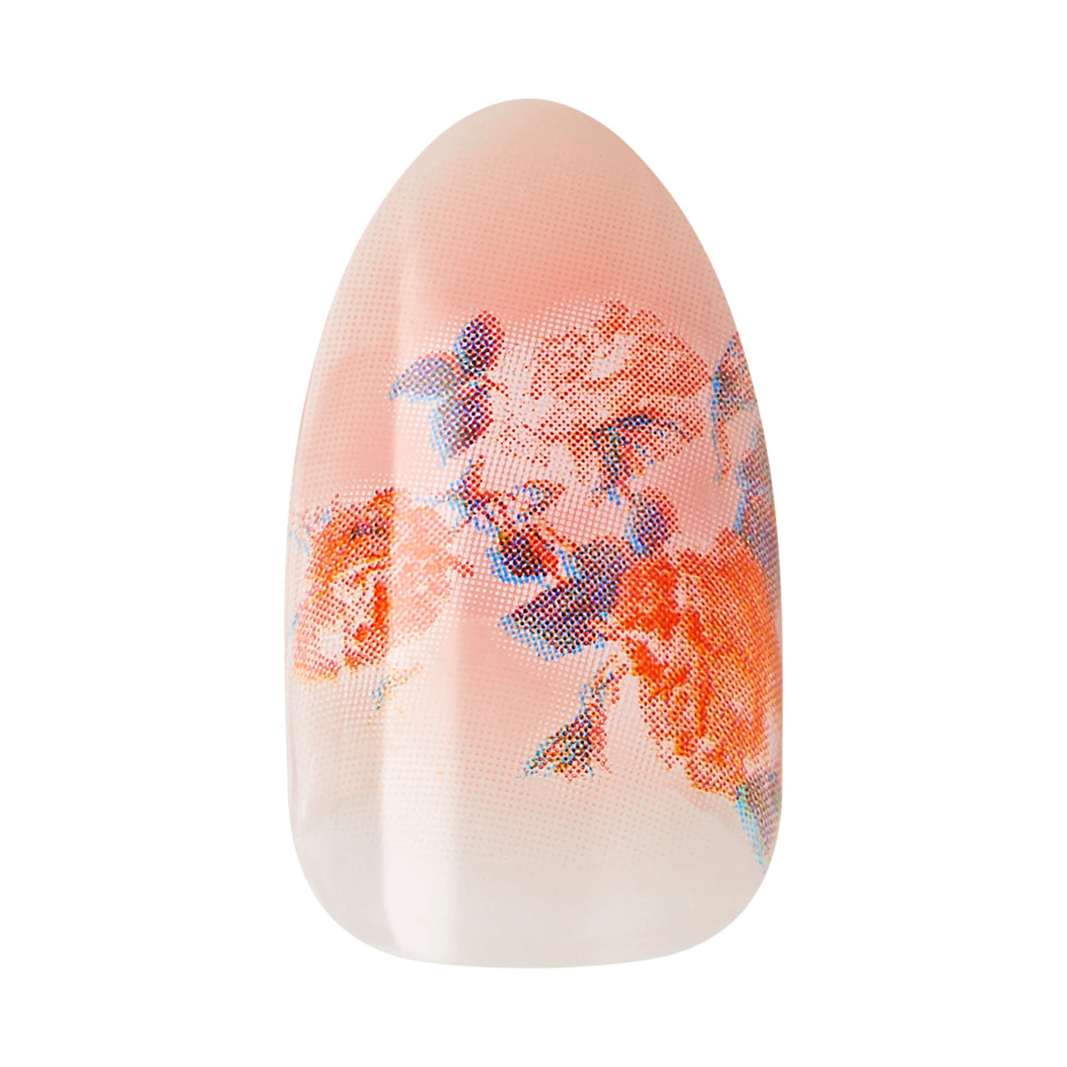 KISS LoveShackFancy x imPRESS Press-On Manicure Limited Edition, Style "Citrus Candy" Medium Almond Pink Press-On Nails, Includes Prep Pad, Mini Nail Beauty & Personal Care imPRESS