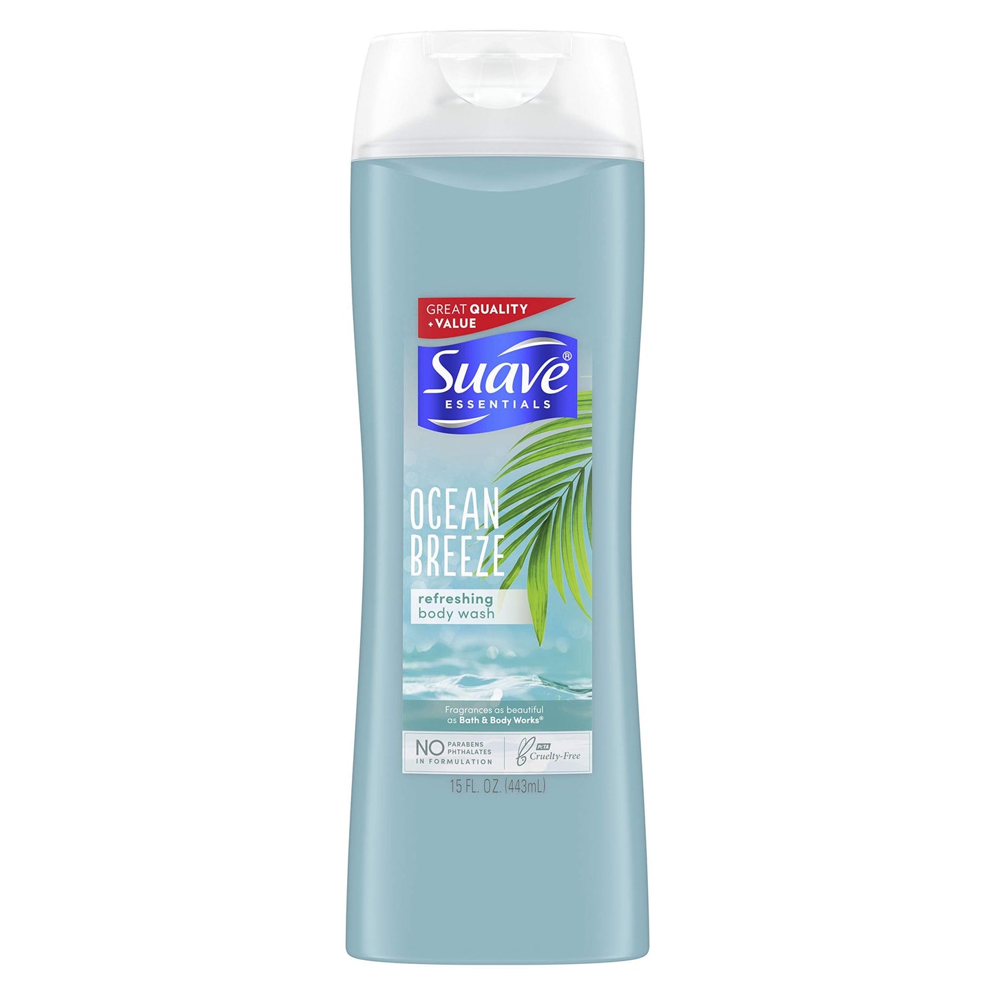 Suave Essentials Body Wash, Ocean Breeze, 15 Fl Oz (Pack of 1) Beauty & Personal Care Suave