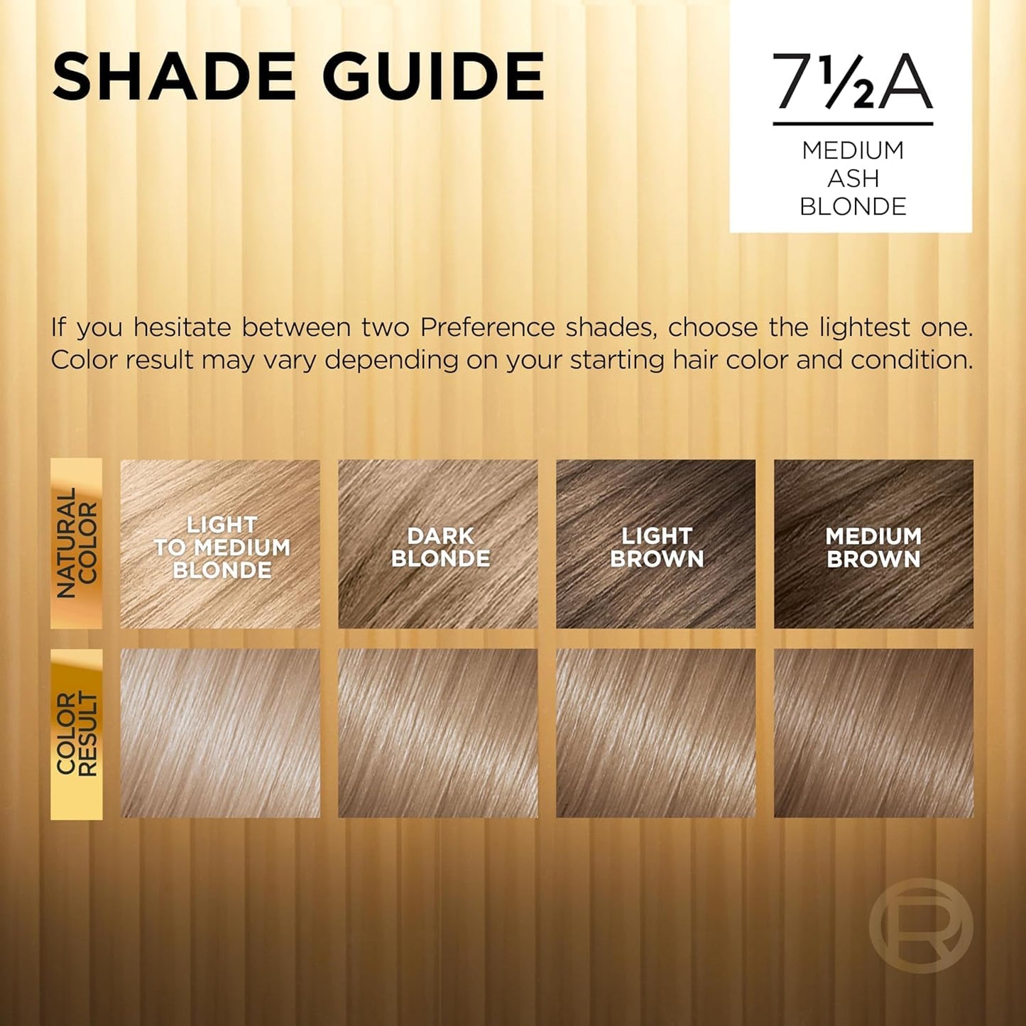 L’Oreal ParisSuperior Preference Hair Color [7-1/2A] Medium Ash Blonde (Cooler) 1 Each Beauty & Personal Care L'Oreal Paris