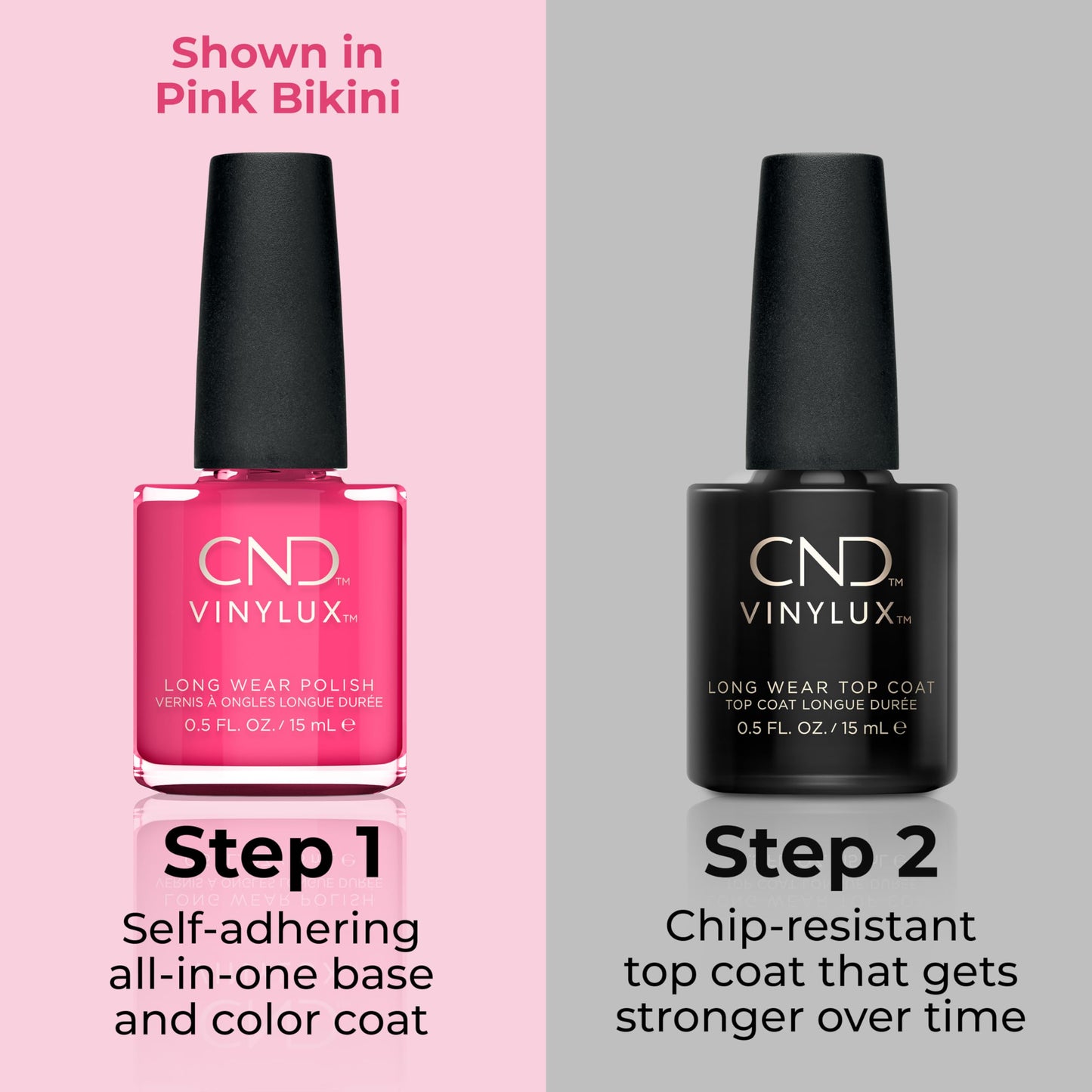 CND Vinylux Longwear Pink Nail Polish, Gel-like Shine & Chip Resistant Color, 0.5 Fl Oz Beauty & Personal Care CND