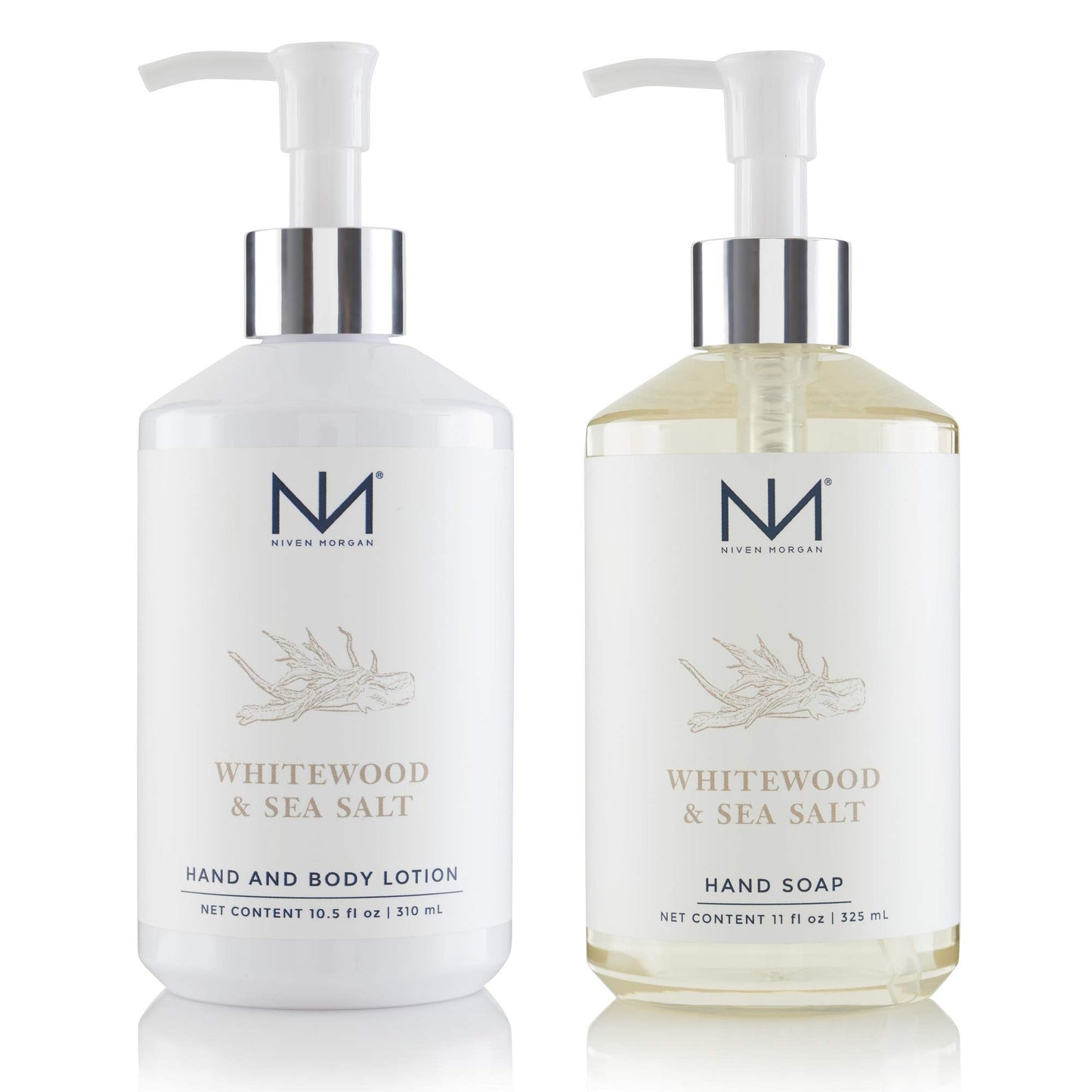 Niven Morgan - Whitewood & Sea Salt Hand and Lotion Set Beauty & Personal Care Niven Morgan