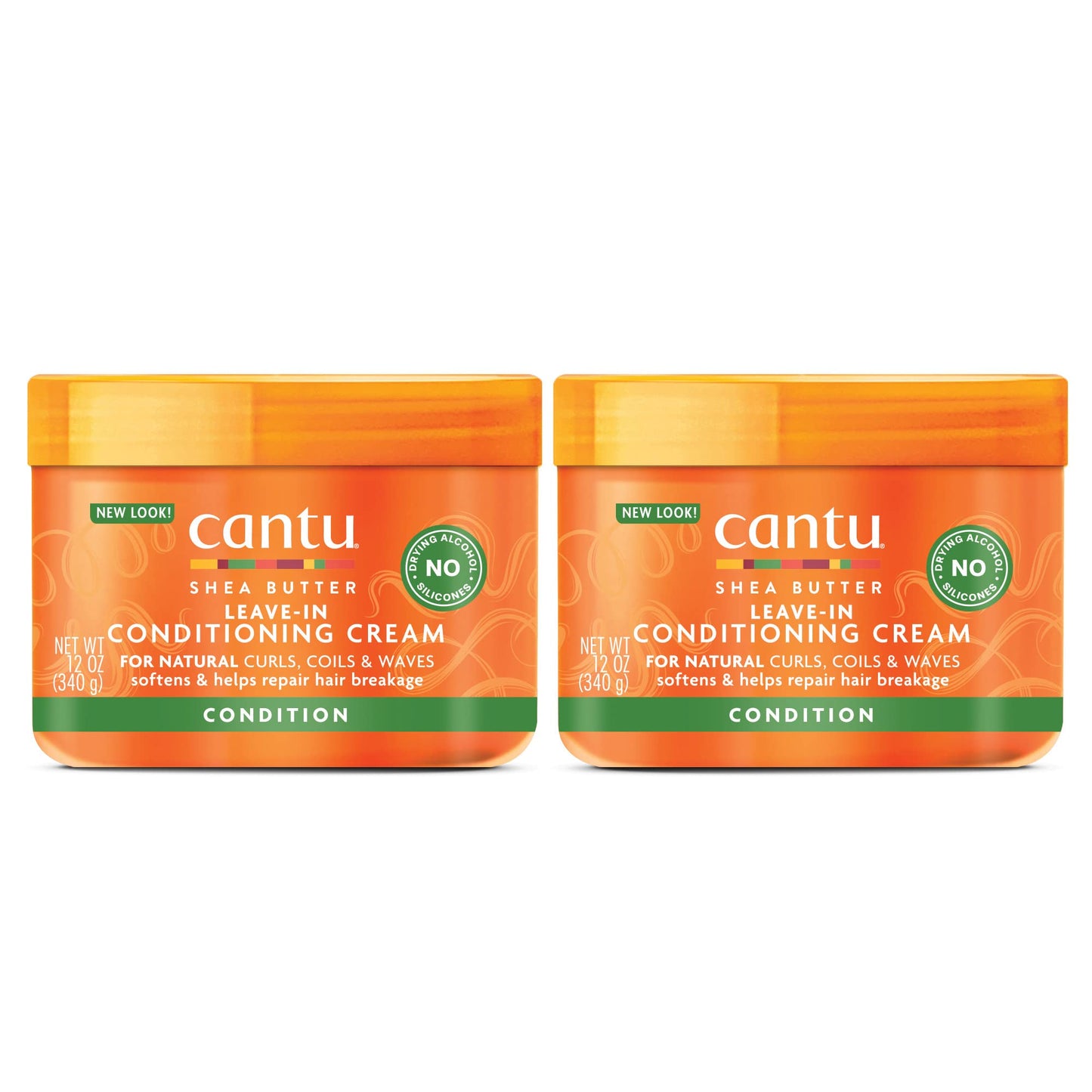 Cantu Leave-In Conditioning Cream for Natural Hair with Pure Shea Butter, 12 oz (Pack of 2) Beauty & Personal Care Cantu