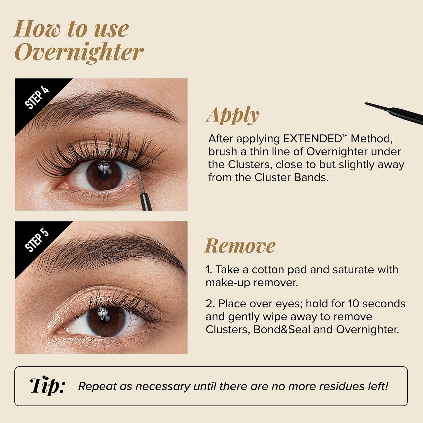 i•ENVY DIY Eyelash Extension Overnighter - Lasting Your lash up to 1-2 Weeks Long, Foolproof & Smudge-Free Beauty & Personal Care i•ENVY