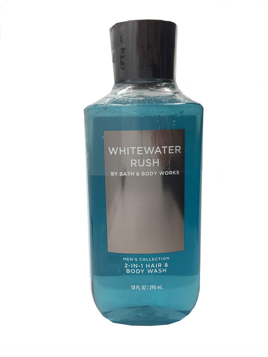 Bath & Body Works, Signature Collection 2-in-1 Hair & Body Wash, Whitewater Rush For Men, 10 Ounce Beauty & Personal Care Bath & Body Works