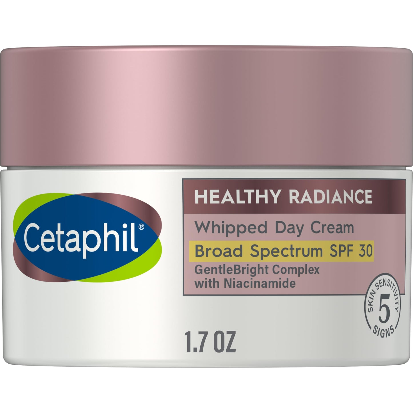 Cetaphil Face Day Cream, Healthy Radiance Whipped Day Cream w/SPF 30, Visibly Reduces Look of Dark Spots, Brightening Lotion, Designed for Sensitive Beauty & Personal Care Cetaphil